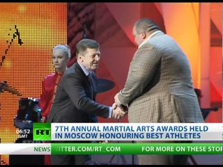 Best martial artists awarded Golden Belts in Moscow