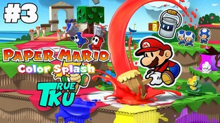 Paper Mario: Color Splash / Бумажный Марио: Цветной Всплеск WiiU Прохождение #3 РПГ с Красками
