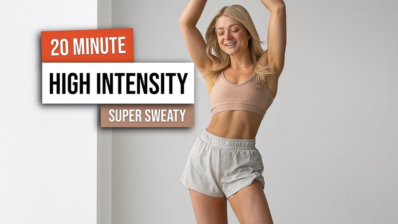 20 MIN KILLER HIIT Full Body Workout No Equipment No Repeat Cardio HIIT Home