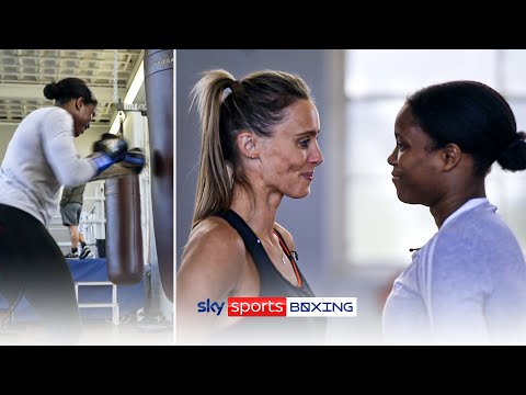 Caroline Dubois Anna Woolhouse go HEAD to HEAD in a fitness