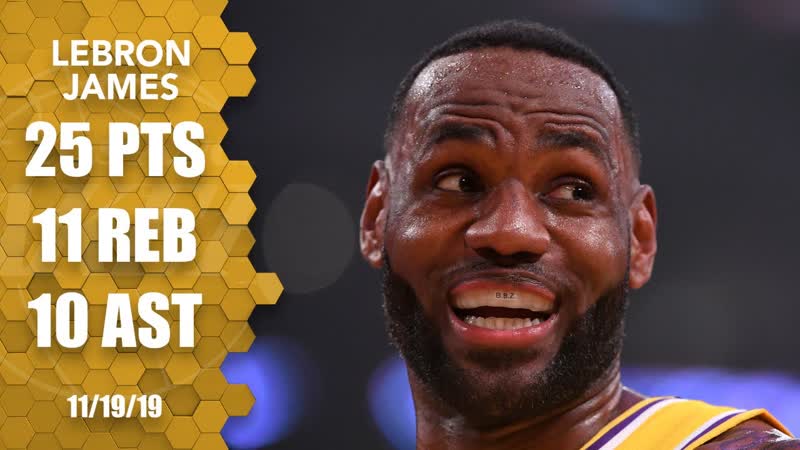 Le Bron James becomes 1st player with a triple double vs. all 30 NBA teams, 2019 2020 NBA
