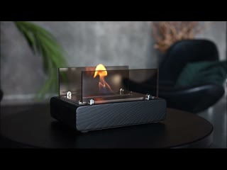 Биокамин из ценных пород дерева Black (дуб чёрный)