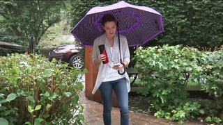 Зонт Наоборот Up-brella - Зонт Обратного Сложения (Обратный Зонт) Антизонт - Смарт зонт (Умный Зонт)