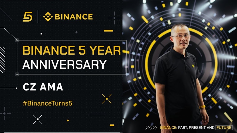 Binance 5 Year Anniversary CZ
