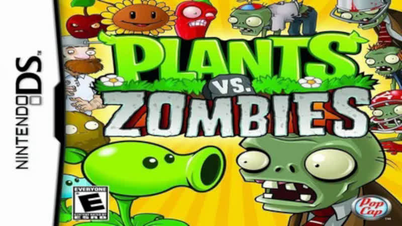 Растения против Зомби ( Plants vs Zombies). Adventure: Level 4 ( Nintendo