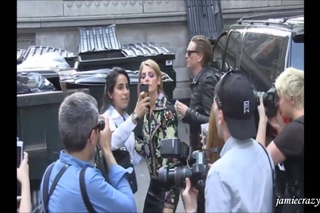 Jamie Campbell Bower and Ashley Greene NY Fashion Week