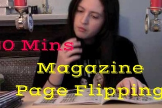 [ASMR] 30 Minutes of Relaxing Magazine Page Flipping w/ Finger Licking (Almost)
