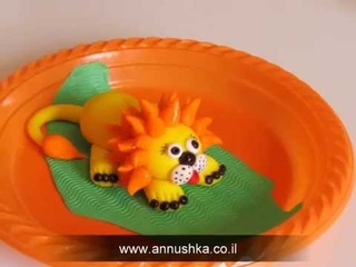 Мастер - класс “ Львенок из мастики “