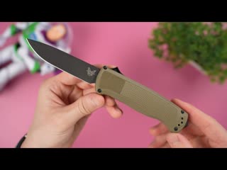 Нож Benchmade Shootout OTF cталь Cru-Wear рукоять Green Grivory (5371BK-01)