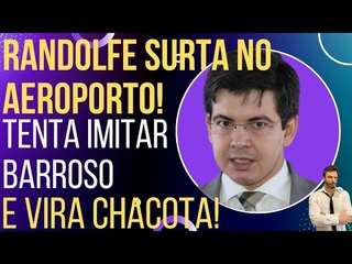 PERDEU, MAN: Randolfe surta e tenta imitar Barroso no aeroporto!