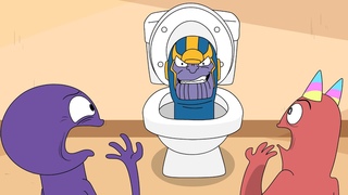 Rainbow Friends vs Skibidi Toilet x Garten of Banban Animation