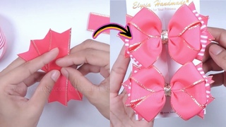 HOW TO MAKE HAIR BOWS EASY #1