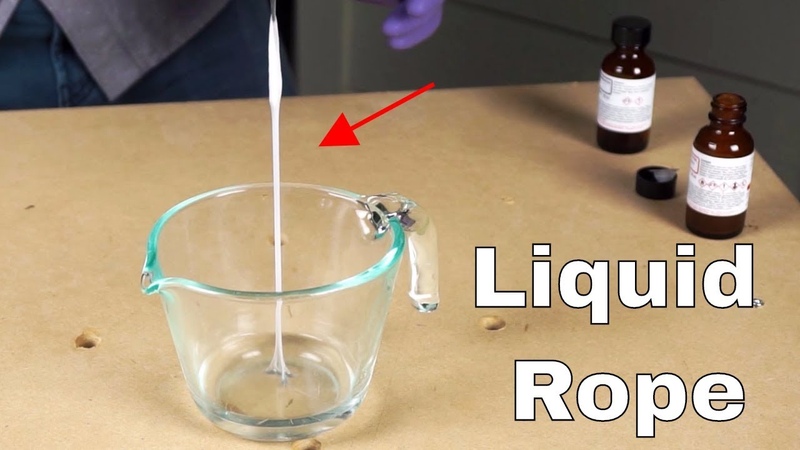 Making Spidermans Web The Liquid Rope Experiment with Nylon 6,