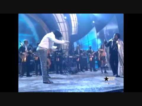 Michael Jackson at the BET 2003 for James Brown