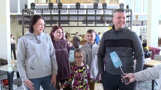 Семейные выходные провели сотрудники Комсомольского НПЗ на горнолыжном курорте Холдоми