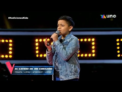 Ismael Cituk El Latido De Mi Corazón, Programa 4 Audiciones a ciegas de La voz kids México