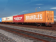 HB 40ft HCM Container Maroon - Blank