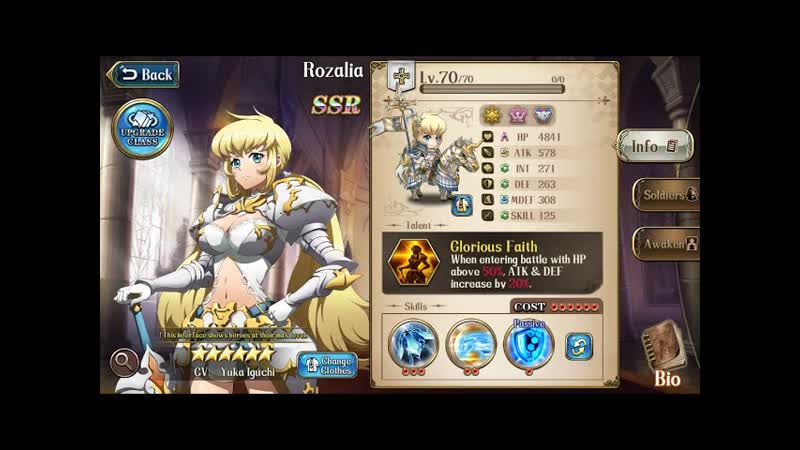 Langrisser M Rozalia, 39 Обзор build