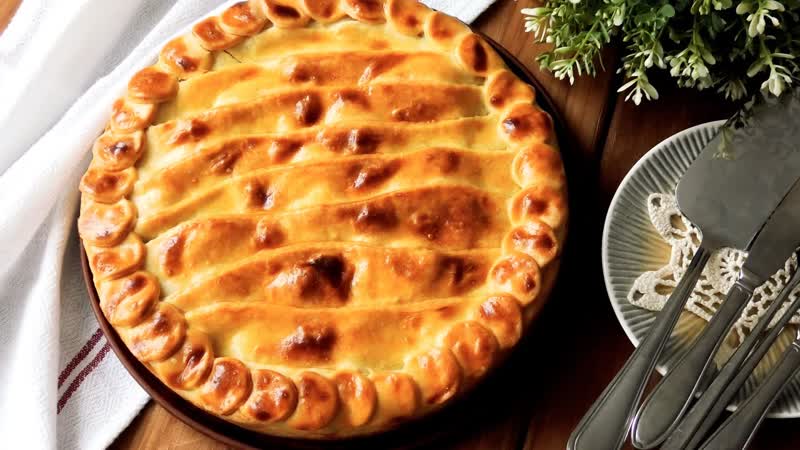 ПИРОГ С КАРТОФЕЛЕМ И САЙРОЙ ОТ ЭТОГО ПИРОГА НИКТО НЕ