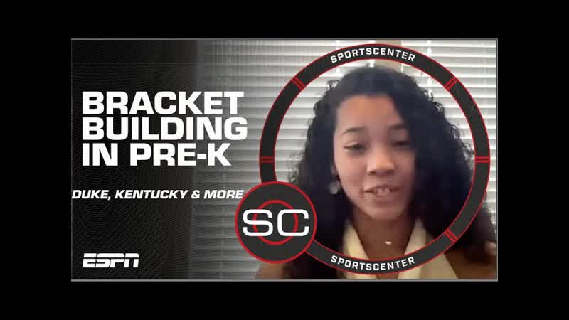 Pre K teacher using BRACKET BUILDING as a way to creatively teach , Sports