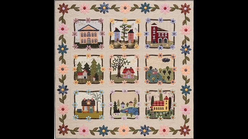 My Cozy Village Applique