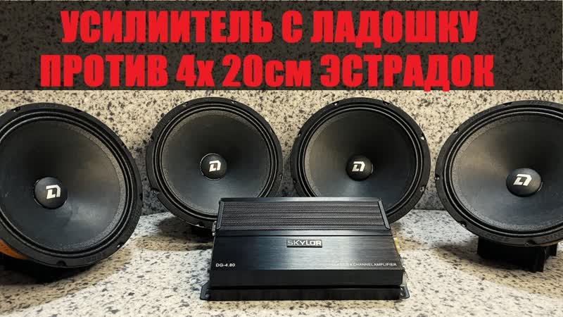 Skylor DG 4. 80 МИНИ УСЬ, замер и нагрузка 4х20, справится И история
