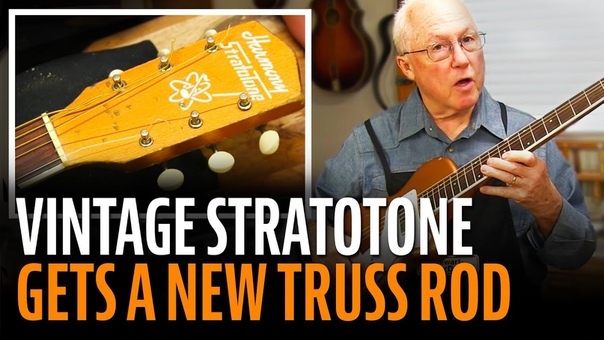 Installing carbon fiber neck rods in a Ritchie Valens style Strato