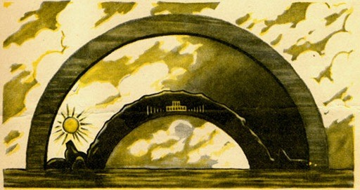 Древний вавилон представление о вселенной. Как люди представляли землю в древнем вавилоне. Нимрод вавилонская башня. Море вавилон. Земля у древних вавилонян.