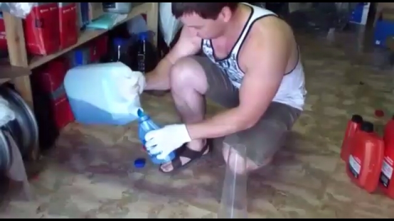 Смешали антифриз и