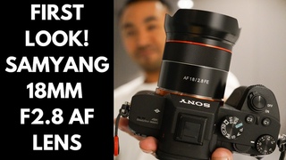 FIRST LOOK! Samyang 18mm F2.8 FE AF Lens | John Sison