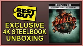 Zombieland Best Buy Exclusive 4K+2D Blu-ray SteelBook Unboxing