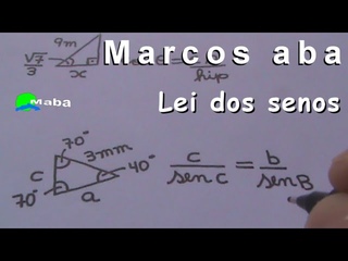 Lei dos senos - trigonometria (aula 02)