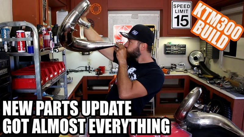 KTM 300 build part 15 New dirt bike parts and mods, FMF, Hinson, TM Designworks,