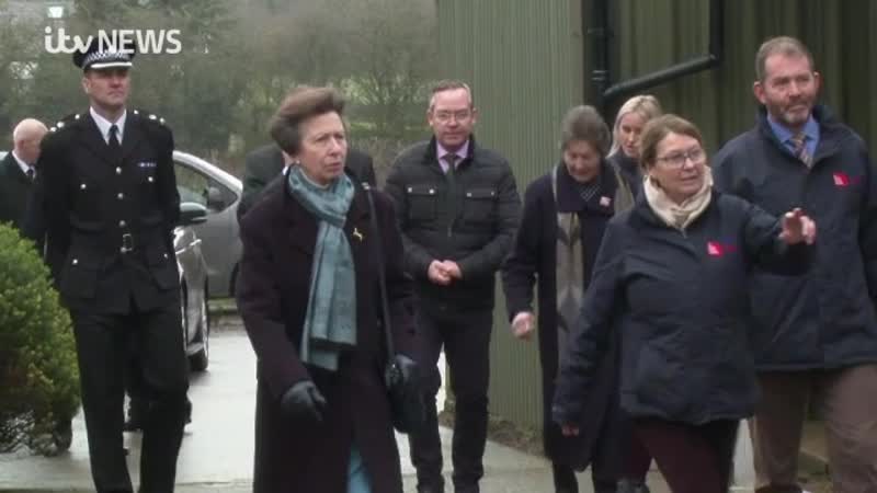 Princess Anne visits horse centre in Lancashire thats helping young