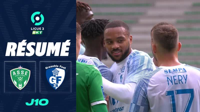 AS SAINT É TIENNE GRENOBLE FOOT 38 (2 2) Résumé ( ASSE GF38) 2022