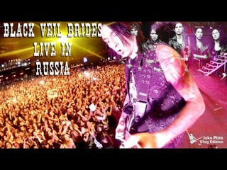 Black Veil Brides Live in Russia - Jake Pitts Guitar Cam