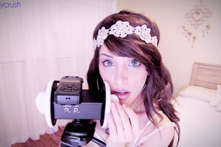 ASMR // kisses //Mouth Sounds // socks // silliness // crackling candle //  cherrycrushasmr