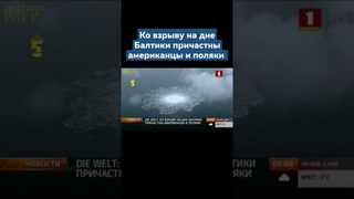 DIE WELT: КО ВЗРЫВУ НА ДНЕ БАЛТИКИ ПРИЧАСТНЫ АМЕРИКАНЦЫ И ПОЛЯКИ #северныйпоток #польша #америка