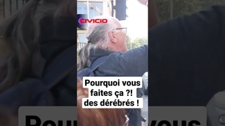 Pourquoi vous faites ça ?! Des décérébrés ! Partie 1 #police #manifestation #macron