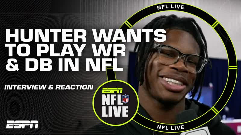 Travis Hunter says its super important that he plays WR DB in the NFL, NFL