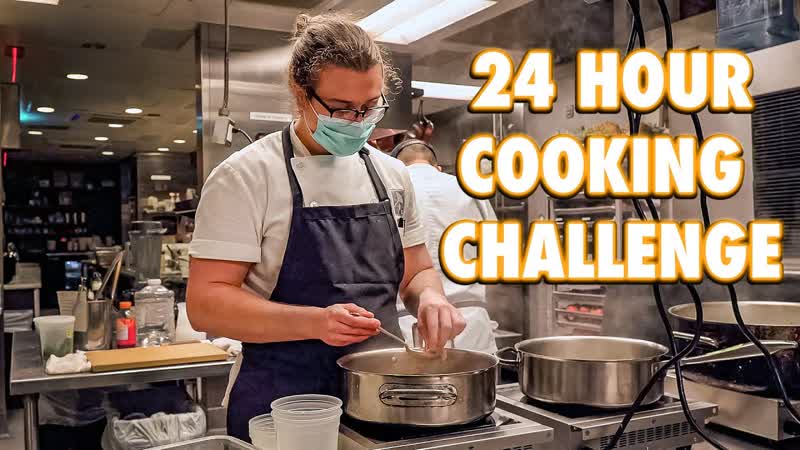 24 Hour Overnight Cooking Challenge in My Old