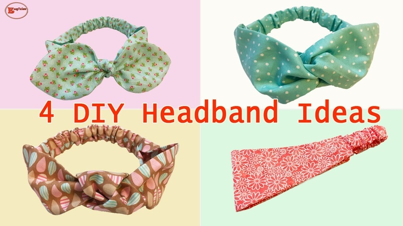 DIY HEADBAND IDEAS, HOW TO MAKE HEADBAND, HEADBAND TUTORIAL, EASY TO SEW