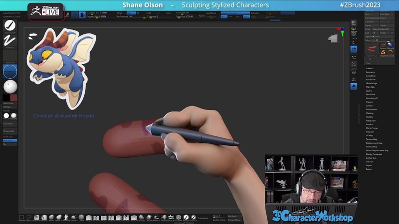 Sculpting Stylized Characters Shane Olson ZBrush