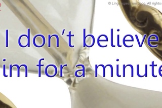 Minute. Learn English. One Minute English