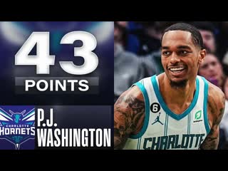 P.J. Washington Drops CAREER-HIGH 43 Points In Hornets W! | March 28, 2023