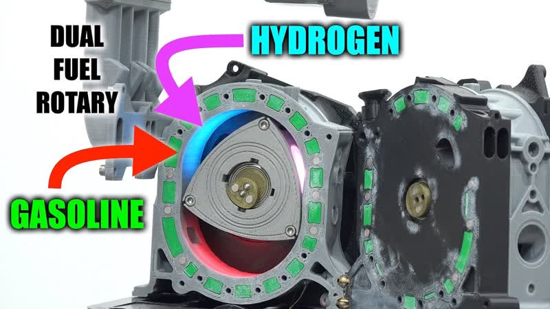 Mazda Built A Hydrogen And Gasoline Powered Rotary