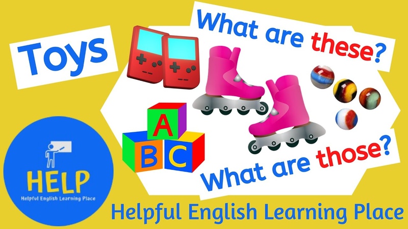ESL Toys Vocabulary These and Those Demonstratives: What are these , What are