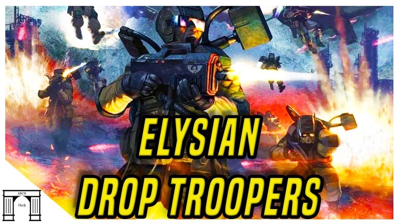 40k Lore, Regiments Of The Imperial Guard The Elysian Drop Troopers Elite Shock Grav Chute