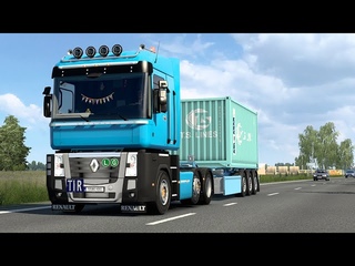 ETS2  - Euro Truck Simulator 2 - Renault Magnum - Petrozavodsk (RU) to Kem (RU)