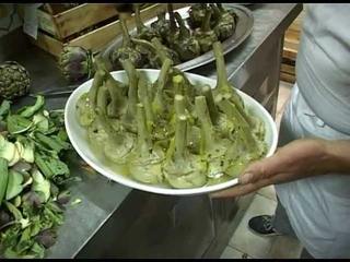 Artichokes Roman Style - Trattoria al Fontanone - Rome
